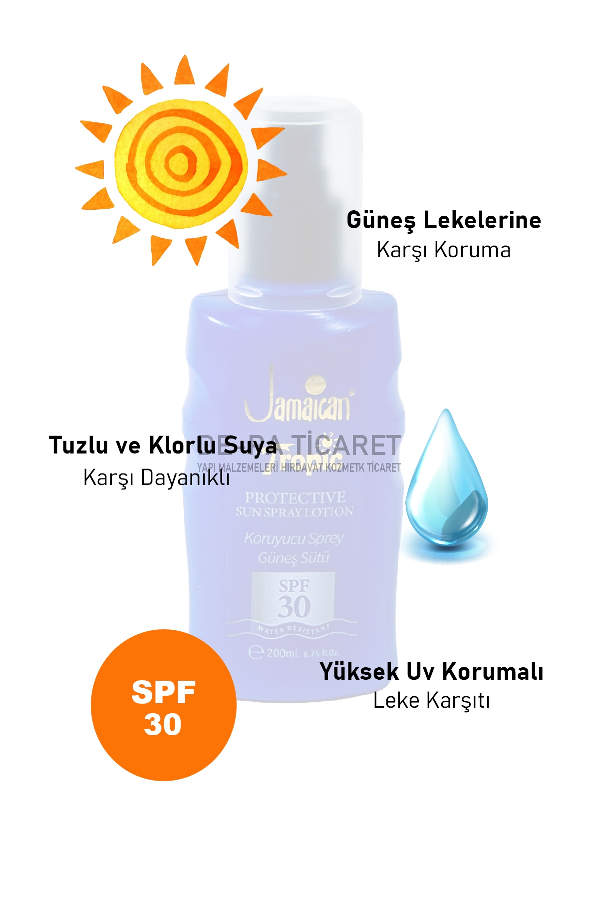 Jamaican%20Tropic%20Güneş%20Krem%20Sprey%2030%20SPF%20Sun%20Protection%20200%20ML.%20SUNDEPA1004